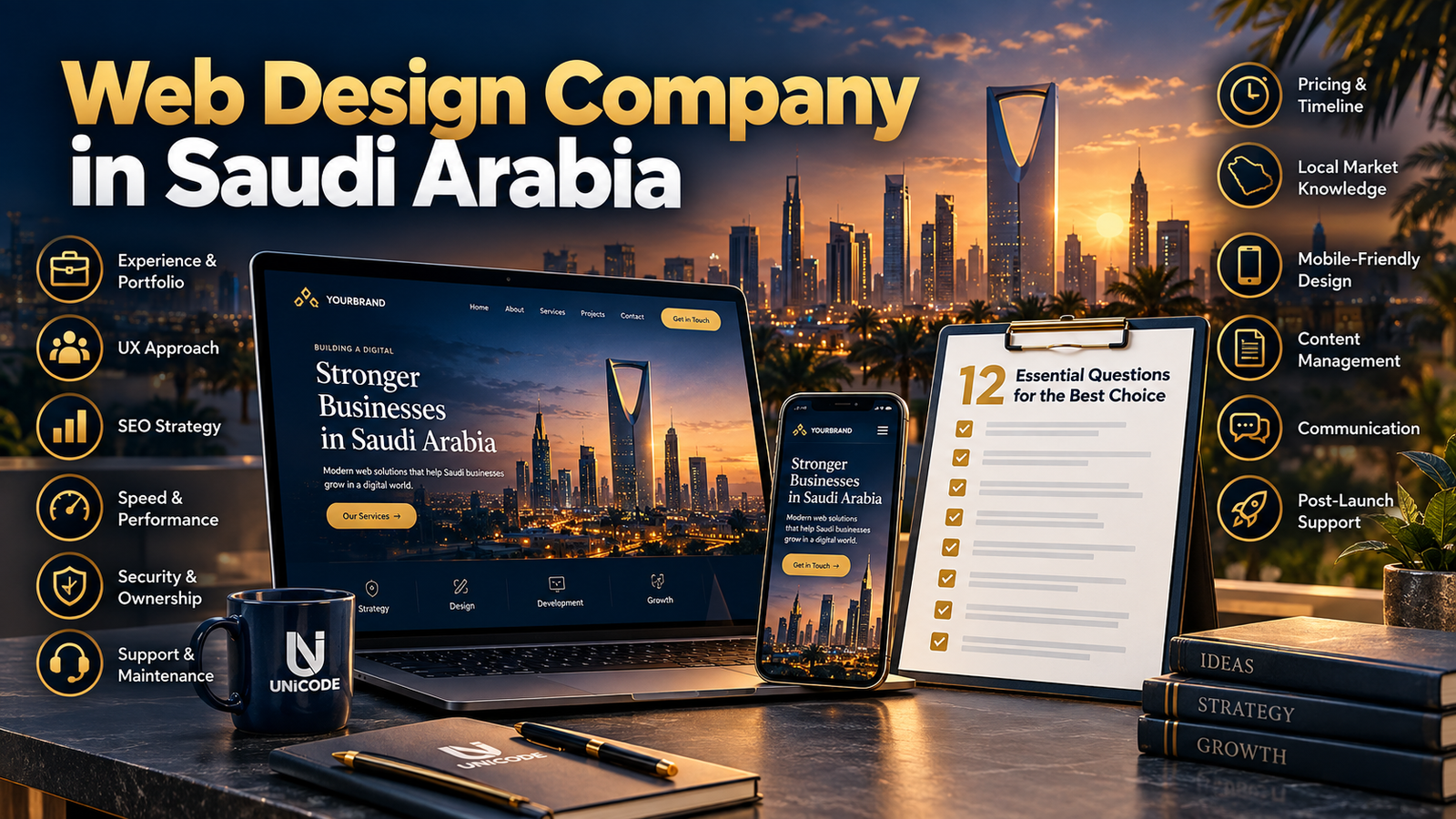 Web Design Company in Saudi Arabia: 12 Essential Questions for the Best Choice