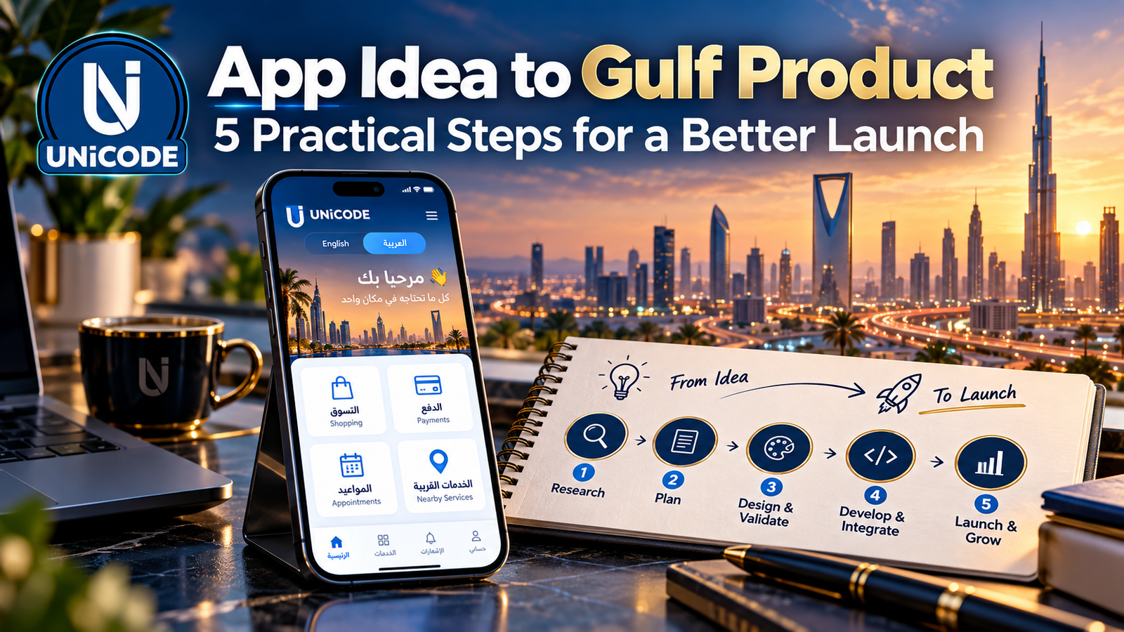App Idea to Gulf Product: 5 Practical Steps for a Better Launch