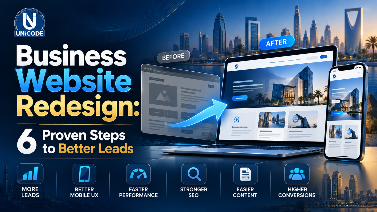 Business Website Redesign: 6 Proven Steps to Better Leads