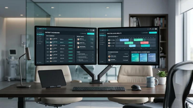 CRM العيادات والمراكز الطبية