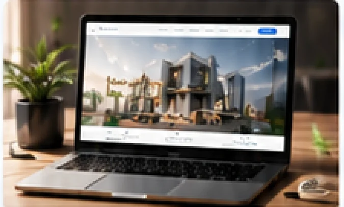 تصميم موقع شركة مقاولات — نموذج واجهة للمشروع