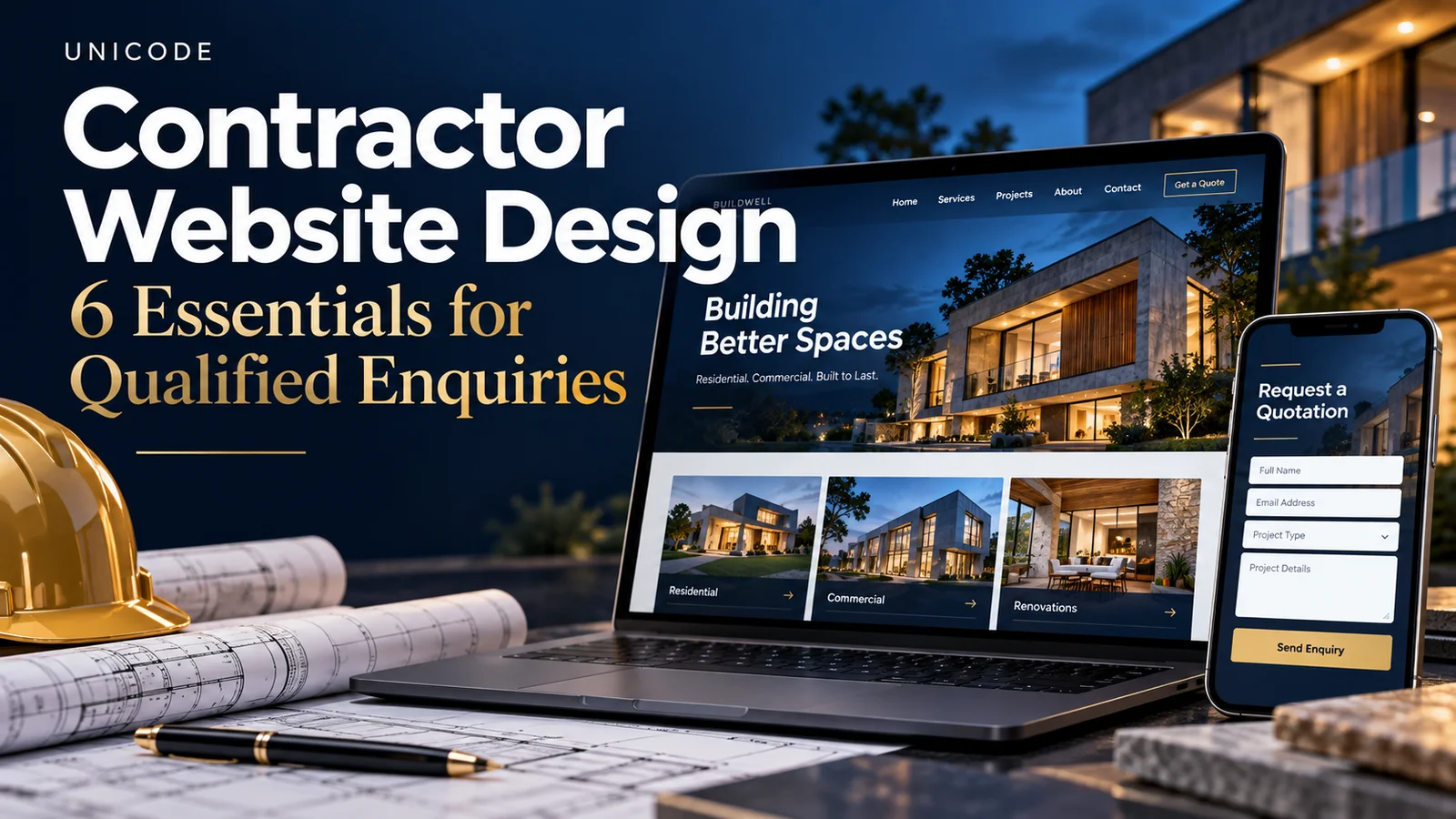 Contractor Website Checklist: What Wins Serious Project Enquiries