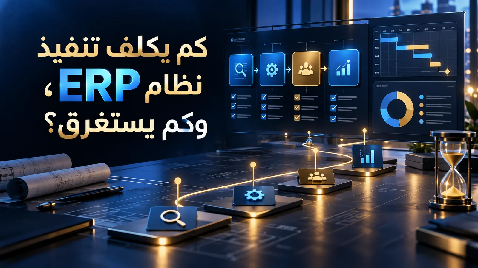 كم يكلف تنفيذ نظام ERP، وكم يستغرق؟
