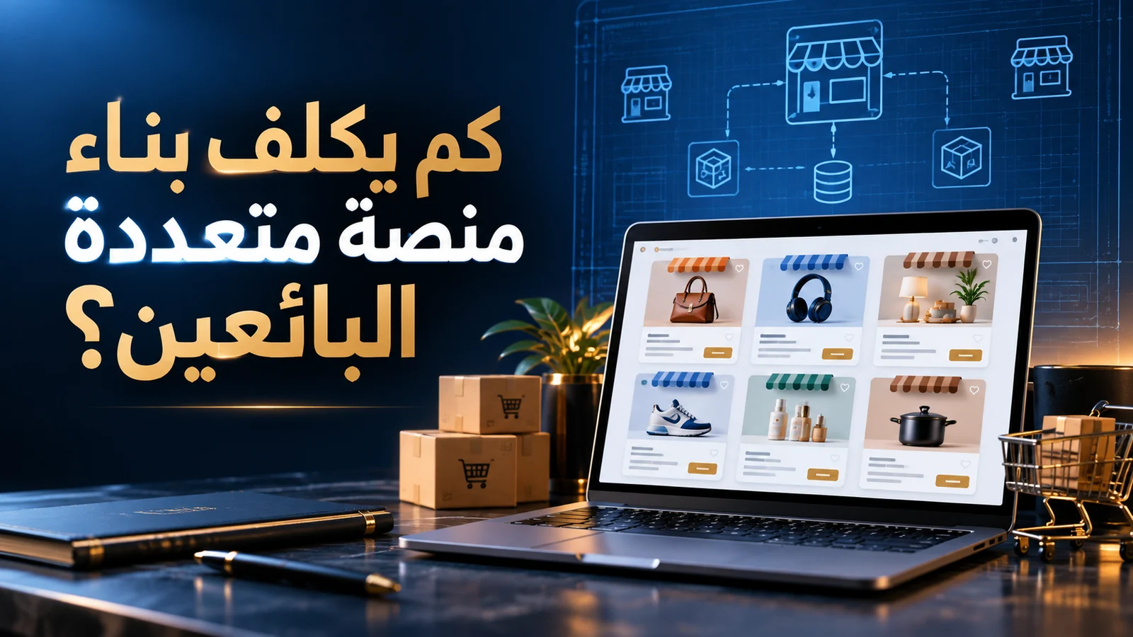 كم يكلف بناء منصة متعددة البائعين؟