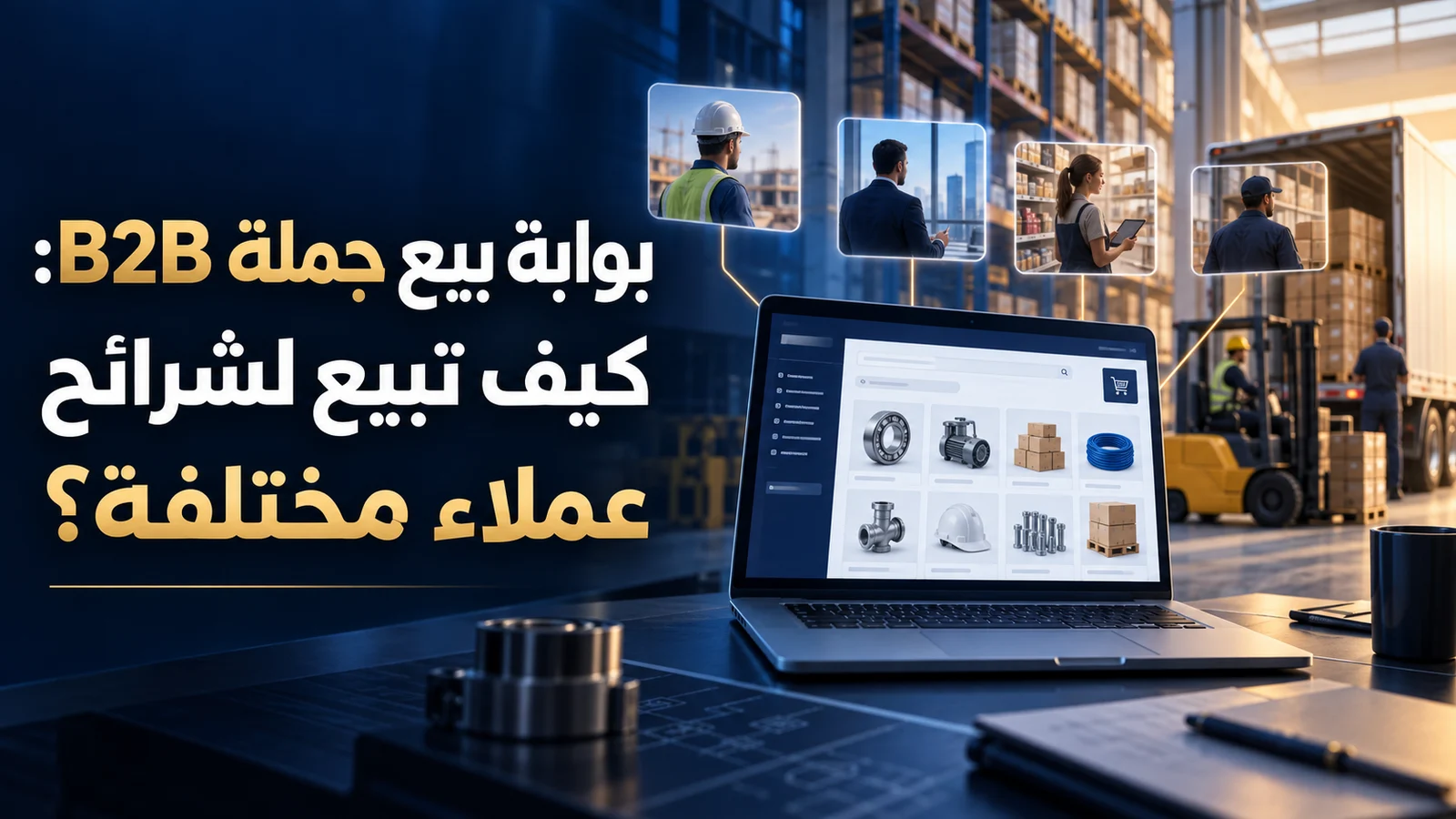بوابة بيع جملة B2B: كيف تبيع لشرائح عملاء مختلفة؟