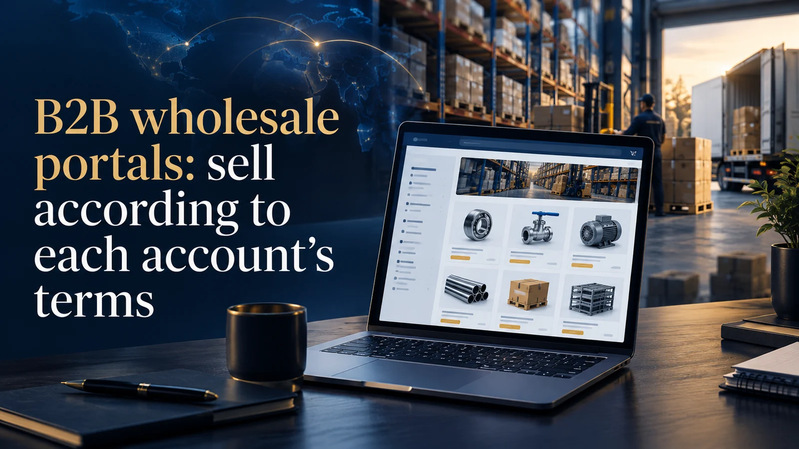 B2B wholesale portals: sell according to each account's terms
