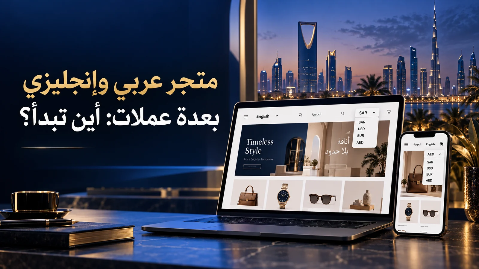 متجر عربي وإنجليزي بعدة عملات: أين تبدأ؟