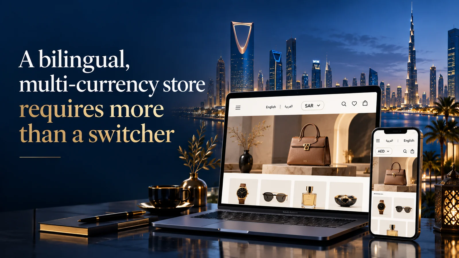 A bilingual, multi-currency store requires more than a switcher