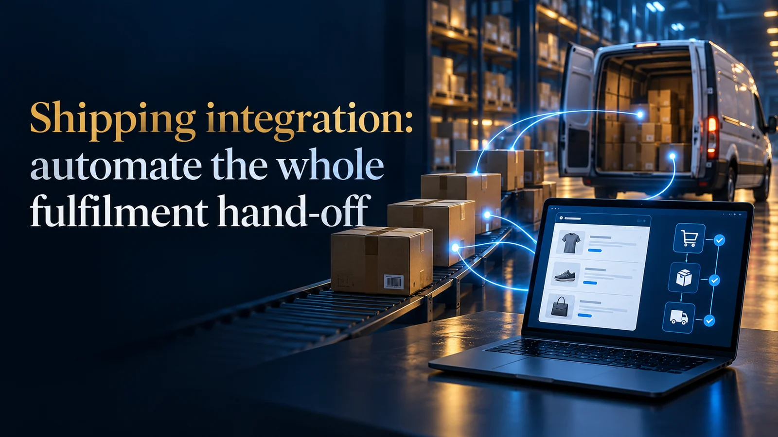 Shipping integration: automate the whole fulfilment hand-off