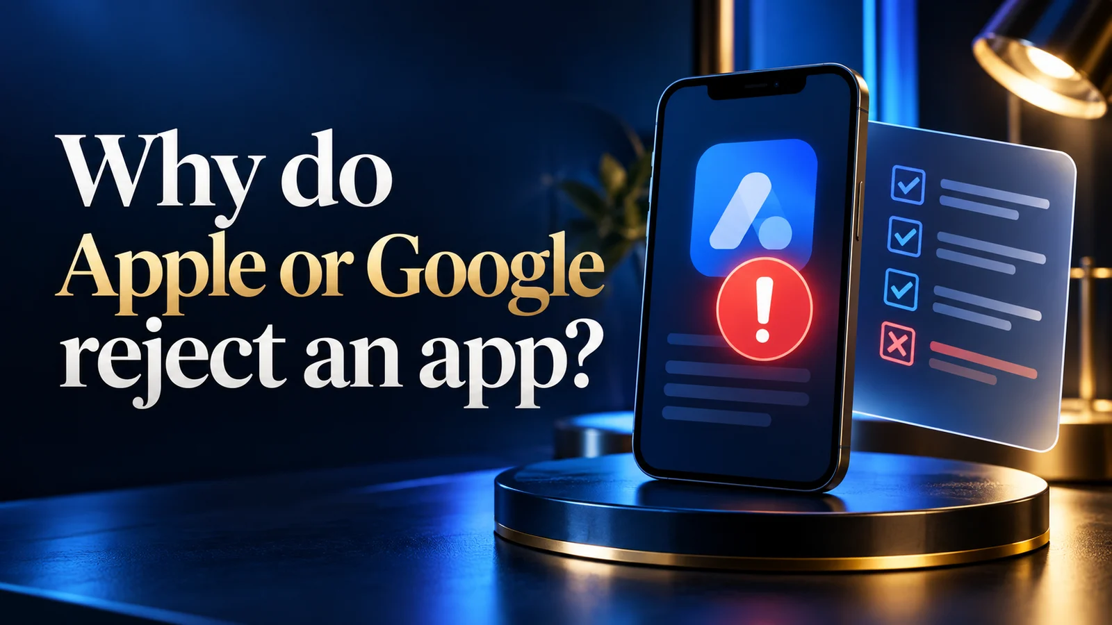 Why do Apple or Google reject an app?