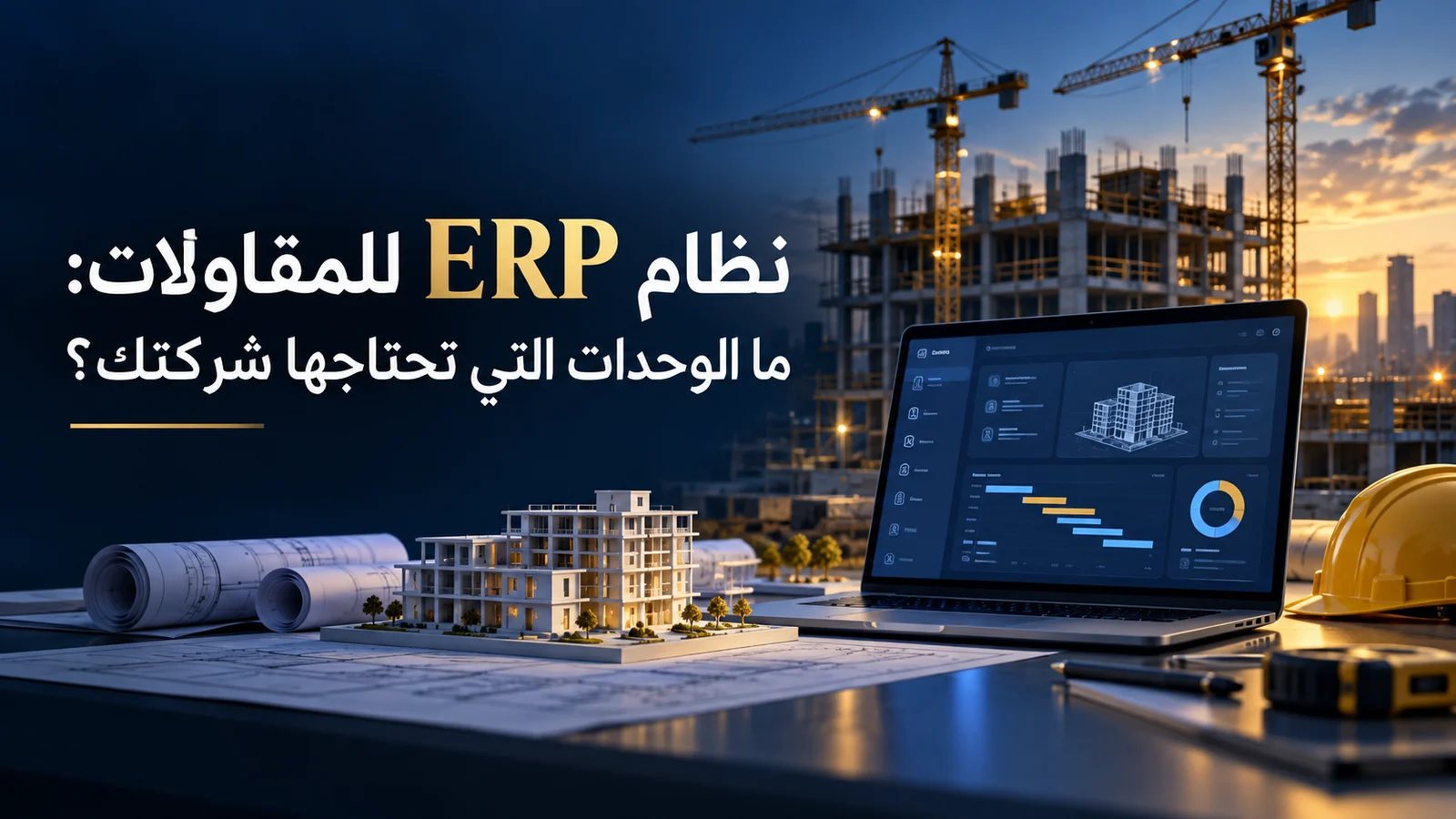 نظام ERP للمقاولات: ما الوحدات التي تحتاجها شركتك؟