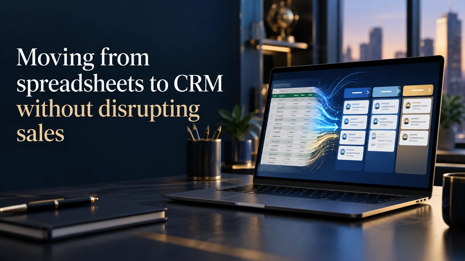 Moving from spreadsheets to CRM without disrupting sales