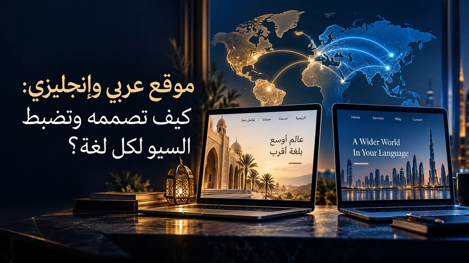 تخطيط صفحات موقع الشركة