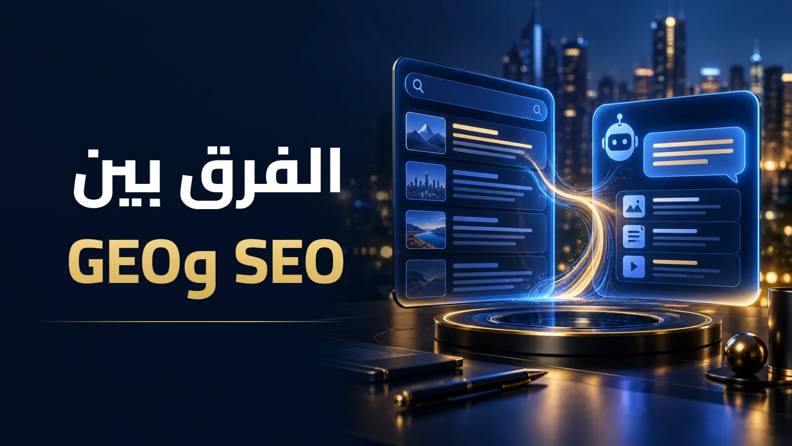 الفرق بين SEO وGEO