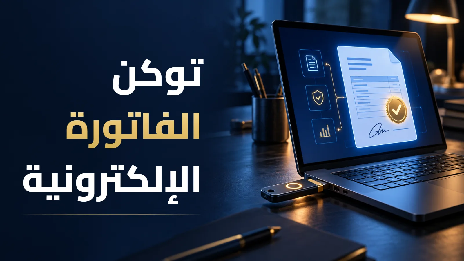 التوكن والتوقيع الإلكتروني للفاتورة الإلكترونية