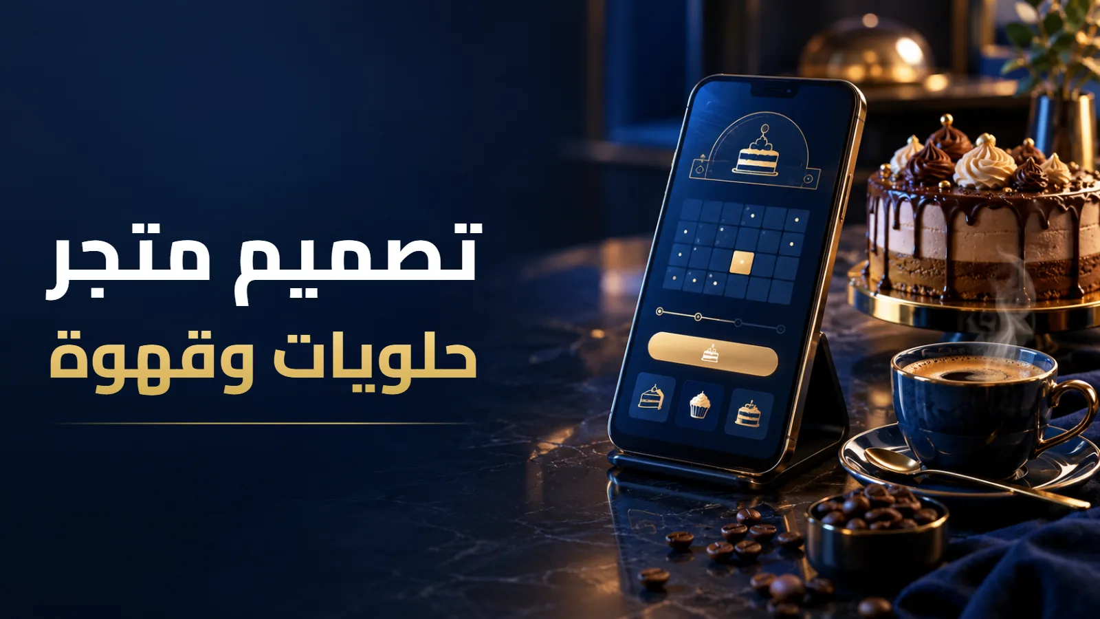 تصميم متجر حلويات وقهوة إلكتروني: الطلب المسبق والمناسبات