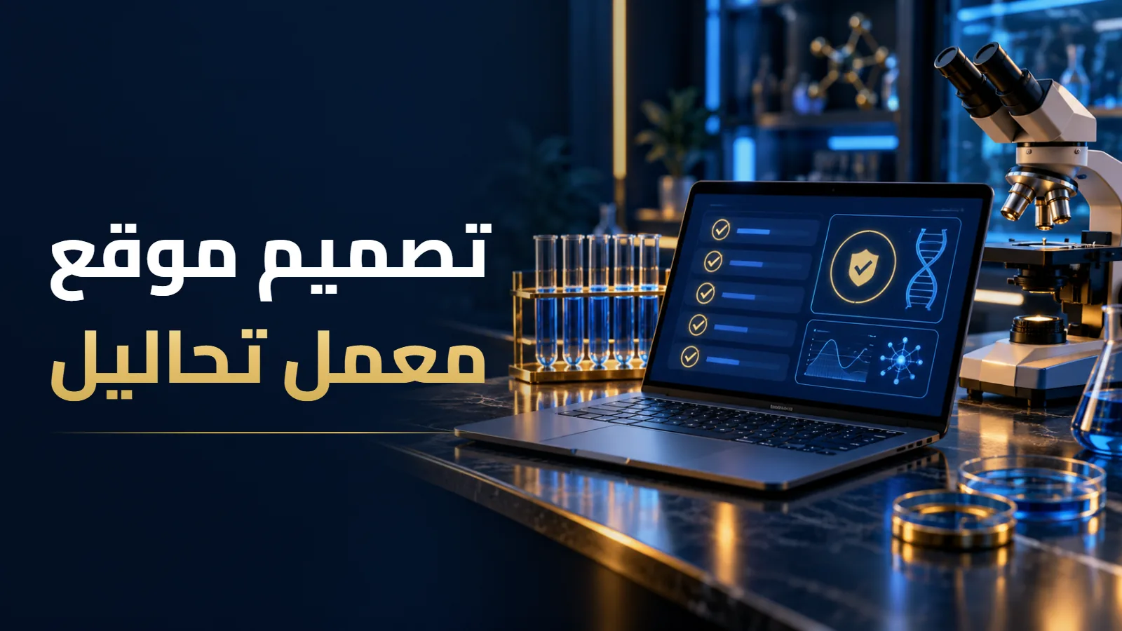 تصميم موقع معمل تحاليل طبية: التحاليل والأسعار والنتائج أونلاين