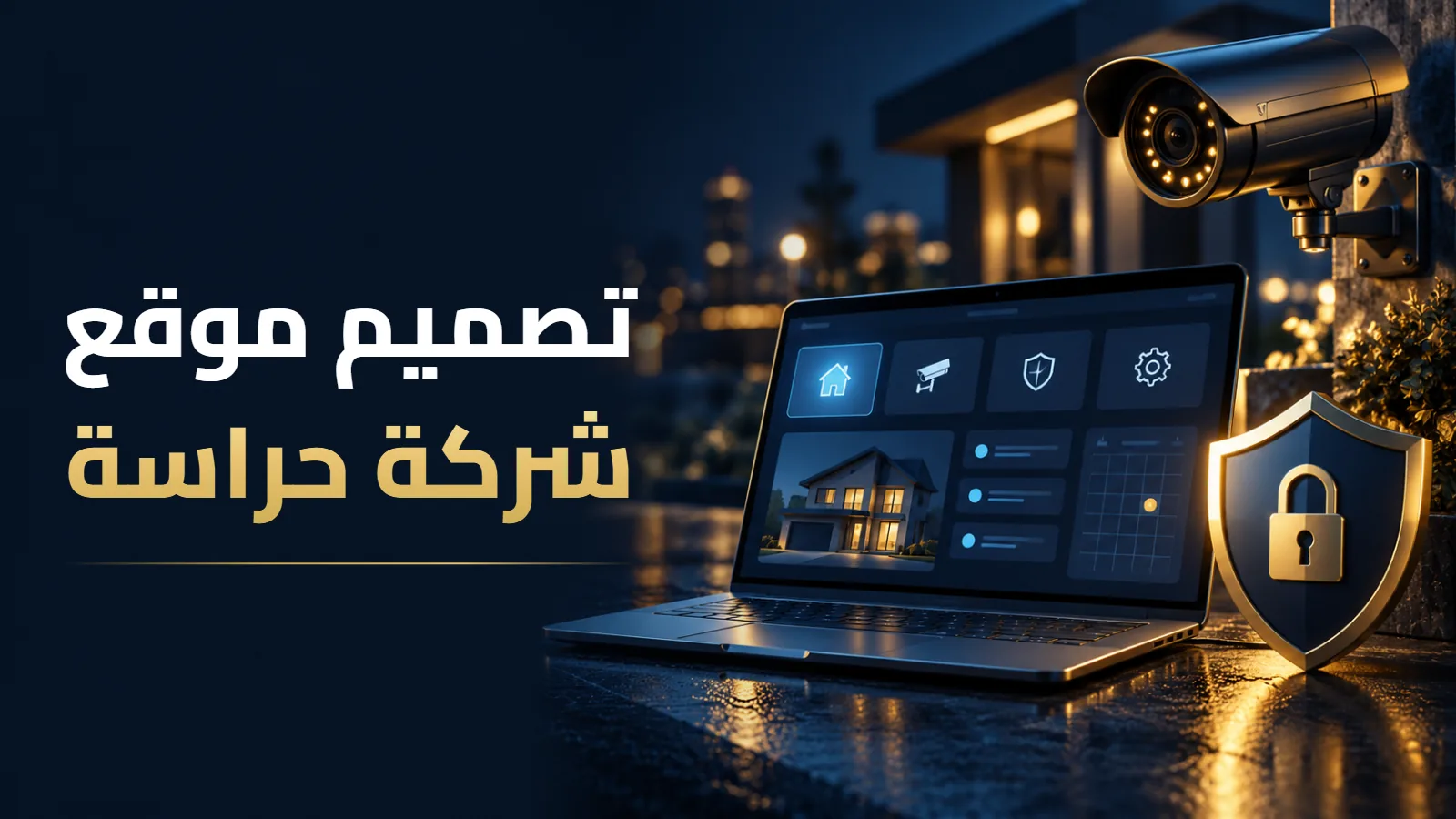 تصميم موقع شركة حراسة أمنية: الخدمات والعقود والتوظيف